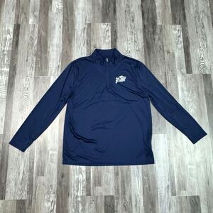 Size XL - Fanatics Navy Midshipmen Quarter Zip Pull Over